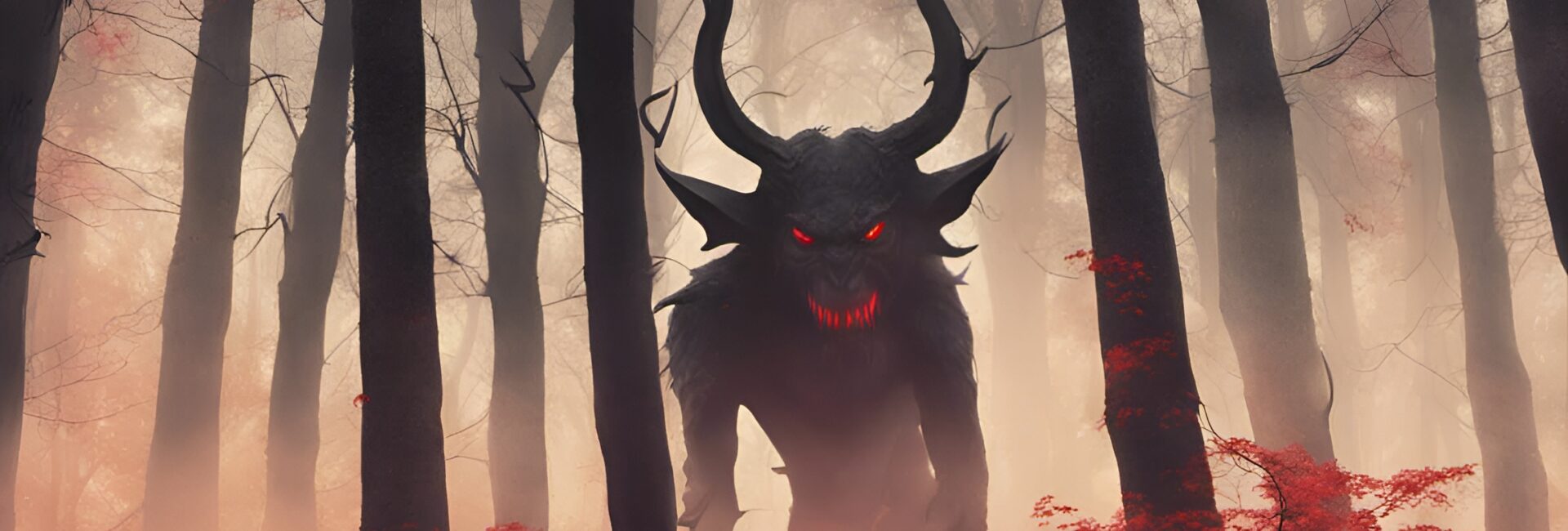Branišovská lest - art - lesní demon